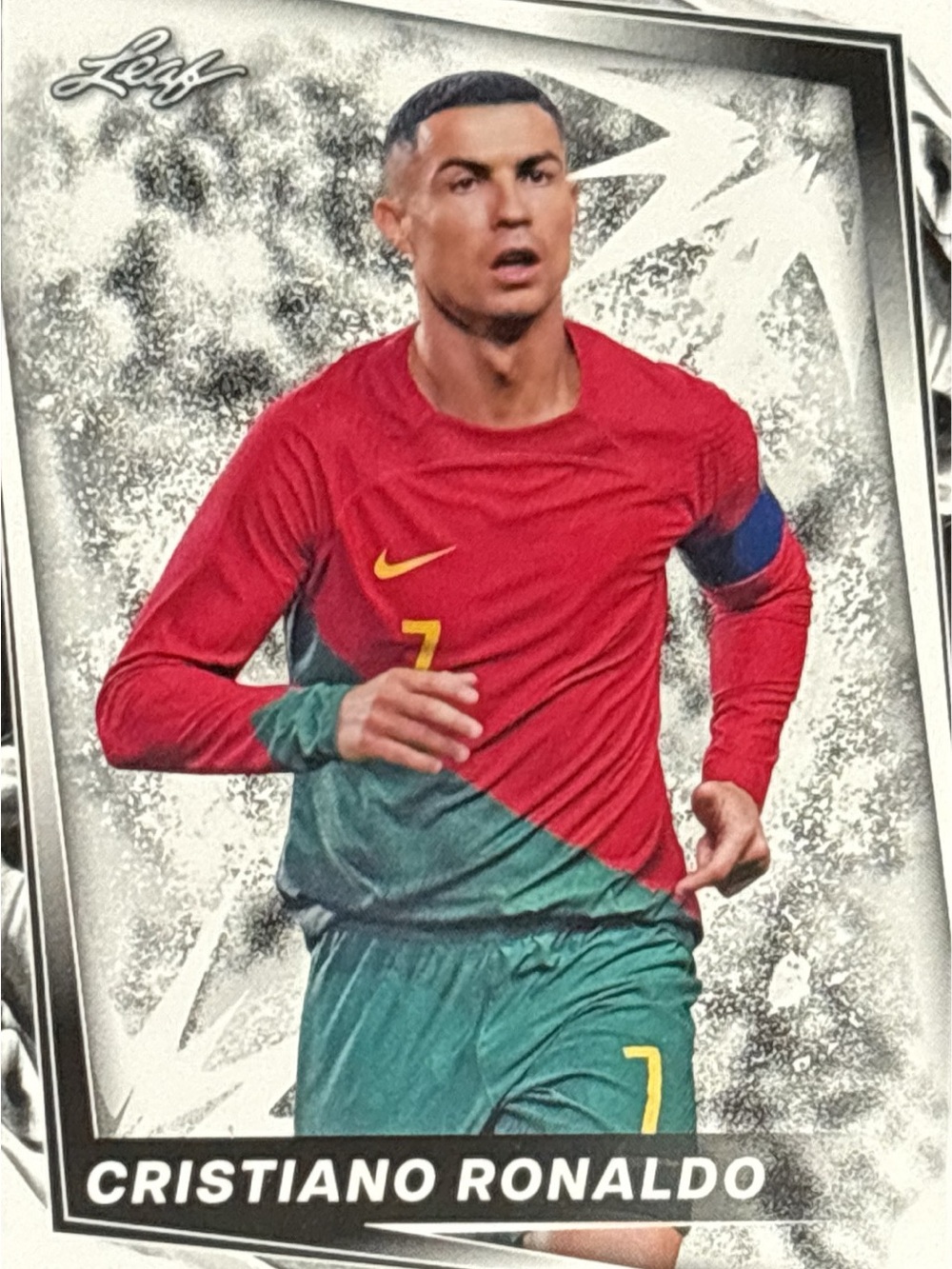 Leaf Cristiano Ronaldo Soccer Trading Card